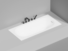 Salini 102424MF ORNELLA KIT 170x80 Встраиваемая ванна с овальной чашей, регулируемые ножки, донный клапан 