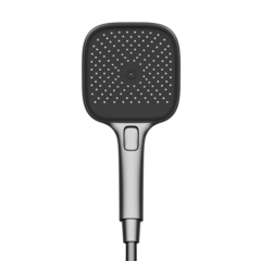 Sancos SC6002GG Душ лейка, кнопочное управление, 125x125 мм, 3 режима, ворон сталь/черн м фото