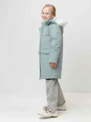 пальто  для девочки  ВК 38107/11 ГР