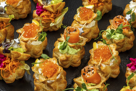 Сет профитролей &quot;Ривьера&quot; с морепродуктами, 21 шт.