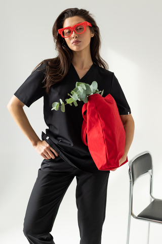 Блуза женская м640 liberty комфорт черный53