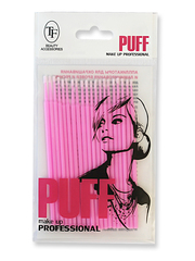 TF CTT56 Аппликаторы для окрашивания и ламинирования бровей и ресниц PINK(20 шт.)