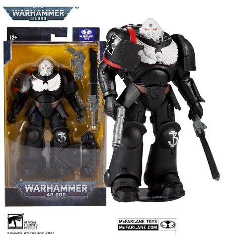 Фигурка Ветеран-сержант Гвардии Ворона из игры Вархаммер Mcfarlane