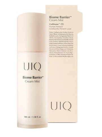 UIQ Biome Barrier Cream Mist, Кремовый тонер-мист с постбиотиками, 100 мл