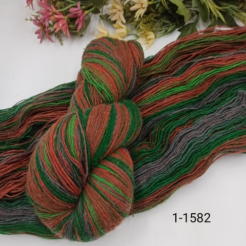 Дундага 6/1 шерсть секционного окрашивания 01-1582 420м/100гр