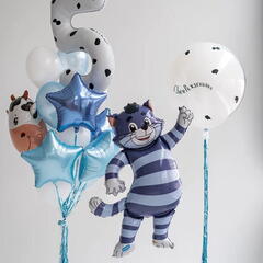 Сет из гелиевых шаров Кот Матроскин