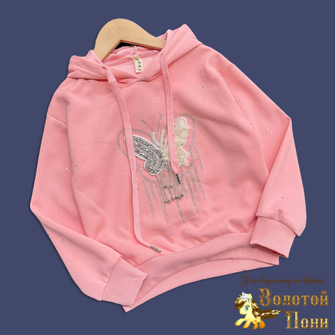 Худи трикотаж д (6-10) 251214-DS502