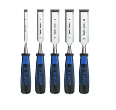 ЗУБР Ударник, 5 предм, набор стамесок-долот, Профессионал (18097-H5)