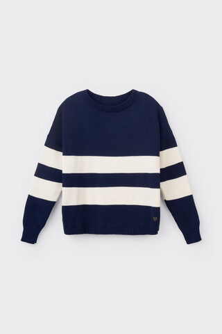 джемпер  для девочки  КВ 30129/темно-синий