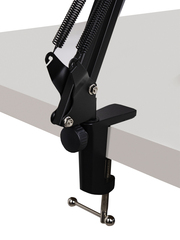 Пантограф (настольная стойка) для микрофона с поп-фильтром и ветрозащитой