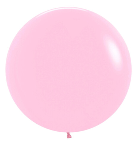 Большой шар розовый, пастель, 61 см