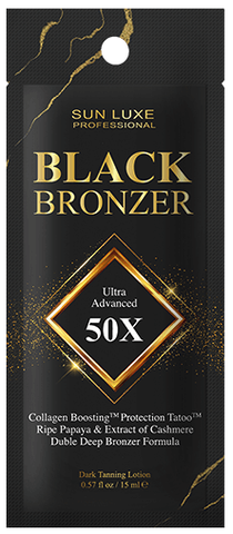 BLACK BRONZER 50х, крем-бронзатор - саше 15 мл