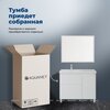 Aquanet 365909 Тумба с раковиной Nova Lite 2.0 100 L напольная цв. белый глянец (365909)