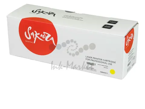 Картридж Sakura 106R02235 для XEROX, желтый, 6000 к.