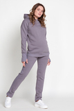 Утепленный спортивный костюм для беременных и кормящих 11885 дымка
