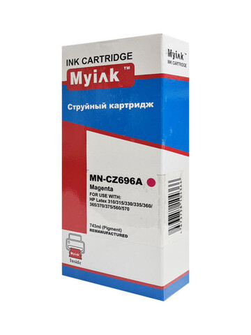Картридж MyInk CZ696A (HP 831) magenta для HP Latex 310/315, 330/335, 360/365, 370/375, 560/570 (R) (743 ml, Pigment)