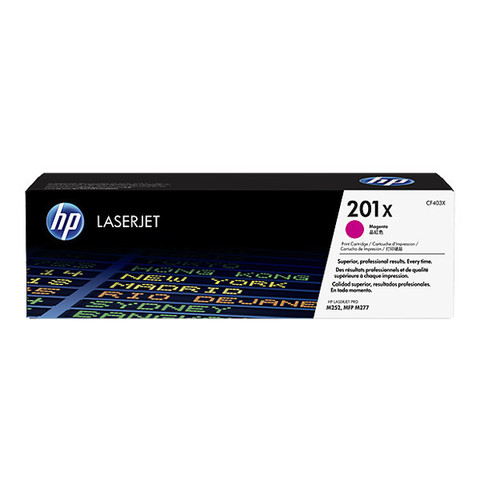 Оригинальный картридж HP CF403X (№201X), пурпурный