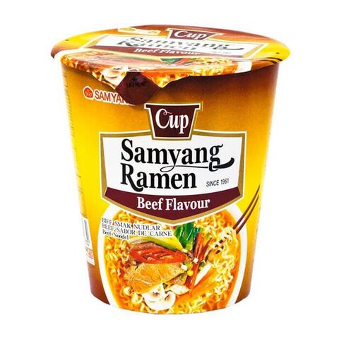 Лапша Cup Ramen говядина, 65 г SAMYANG