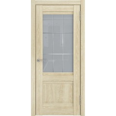 Купить Межкомнатная дверь экошпон Legend ЛУ-52 дуб филадельфия остеклённая