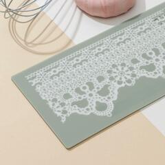 Коврик для айсинга 39х11 см "Кружевной венец"