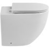 Унитаз безободковый приставной BelBagno SFERA-R BB2141CBR