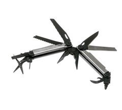 Мультитул Leatherman Wave Plus Black & Silver, нейлоновый чехол, 18 функций (832622) цвет чёрно-серебристый | Multitool-Leatherman.Ru