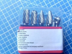 Набор бор-фрез твердосплавных 10шт HM S=6мм Mini-Box Ruko 116002