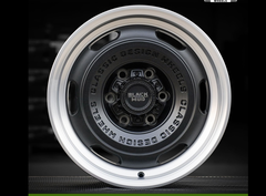 Диск колёсный литой BLACK MUD M520C R17 8,5 ET0 Matte Black / Machined Lip