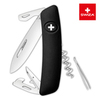 Швейцарский нож SWIZA D03 Standard, 95 мм, 11 функций, черный