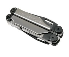 Мультитул Leatherman Wave Plus Black & Silver, нейлоновый чехол, 18 функций (832622) цвет чёрно-серебристый | Multitool-Leatherman.Ru