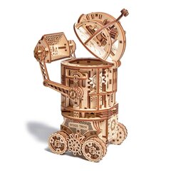 Космический робот уборщик (Электронный) от Wood Trick - cборная модель на электродвигателе, деревянный конструктор, 3D пазл