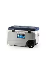 Изотермический пластиковый контейнер Igloo Latitude 90 Roller Grey Sea