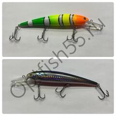 Воблер Rosy Down Shallow Walleye 145F 145мм, 19гр, загл. 3,0-4,0м