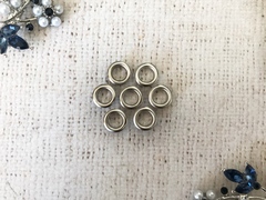 Люверсы сталь №2, Ø 4 мм, h 4,5 мм, оксид