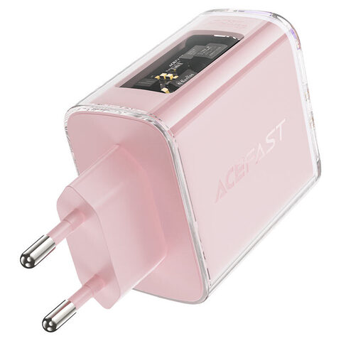Зарядное устройство ACEFAST A45 PD 65W GaN (2*USB-C+USB-A) EU, вишня