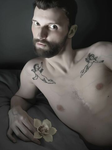 Man and Orchid