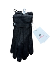 Перчатки.Женские.Кожаные. Кожа оленя. Подклад: трикотаж-шерсть. 5 шт в упаковке.