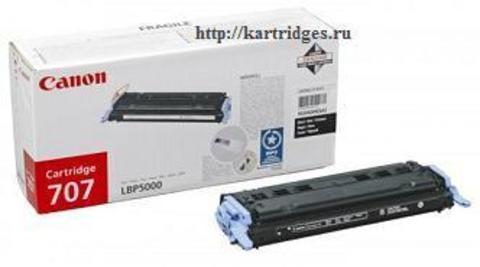 Картридж Canon Cartridge 707Bk / 9424A004