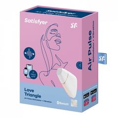 Белый вакуум-волновой вибростимулятор Satisfyer Love Triangle - 