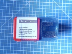 Набор бор-фрез твердосплавных 10шт HM S=6мм Mini-Box Ruko 116002