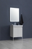 Aquanet 302523 Тумба с раковиной Nova Lite 60 2 дв. цв. бел. глянец (302523)