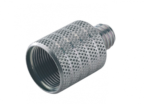 K&M 21600-000-29 резьбовой адаптер c 5/8' мама на 3/8' папа, оцинкованная сталь