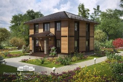 Проект двухэтажного дома "Марсель" 125 кв.м.