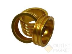 Алюминиевое кольцо Neco 1 1/8", 10 мм, облегченное, золотое