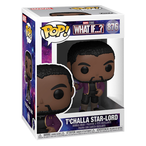 Фигурка Funko POP! Marvel. What If...? T'Challa Star-Lord Unmasked (Exc) (876)