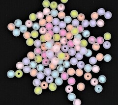 Бусины пришивные акрил, Ø 8 мм, 50 гр