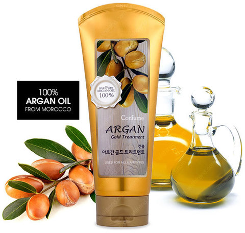 Welcos Argan Gold Treatment 200g Маска для волос с маслом арганы