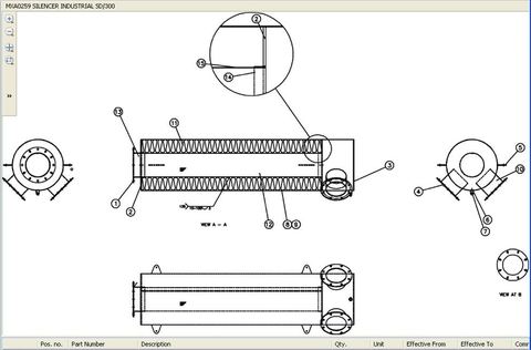 Глушитель промышленный SD300 для P1250- Р1700Р1 / SILENCER АРТ: MXA0259/AL