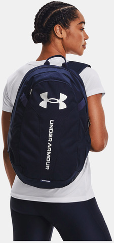 Картинка рюкзак городской Under Armour Hustle Lite Backpack синий - 2