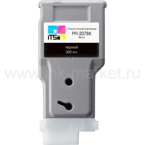 Картридж ITSinks для Canon, PFI-207 Matte Black, 300 мл (8788B001) Canon ImagePrograf iPF670, iPF770, iPF780, iPF785, PFI-207MBK, матовый чёрный